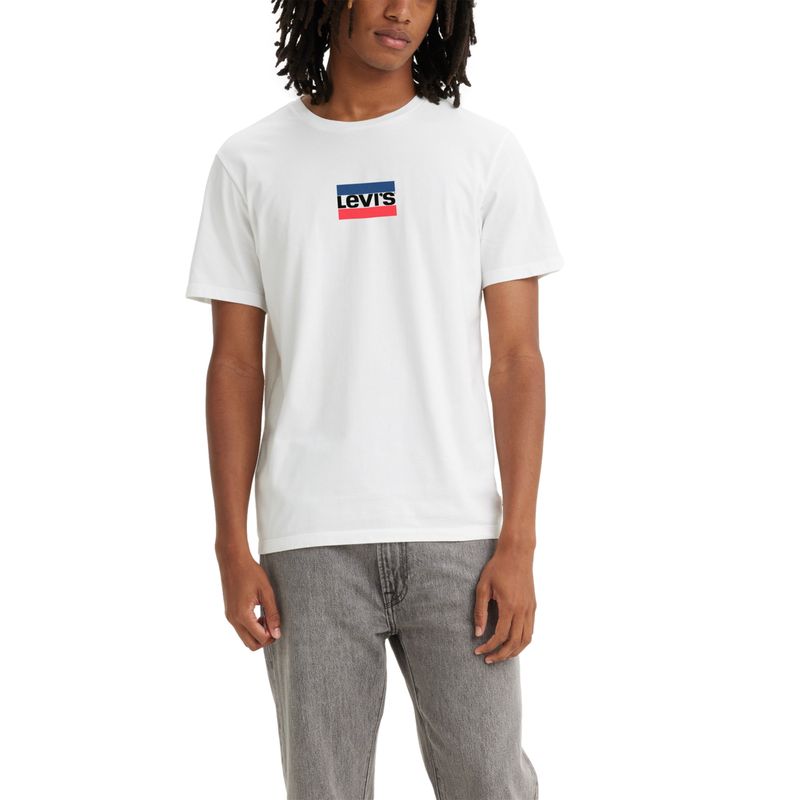 LEVIS - Polera Hombre Regular Fit Blanco Levis