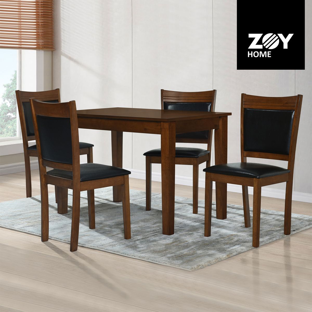 GENERICO - Juego de Comedor Andros Extensible 4 Sillas