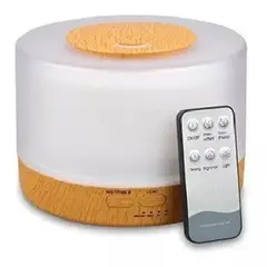 GENERICO - Humidificador Difusor De Aromas LED 500ml 7 Colores Control