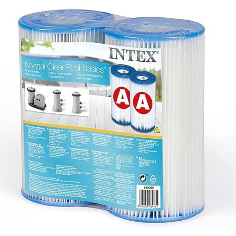INTEX - Pack 2 Cartuchos Filtro INTEX Tipo A