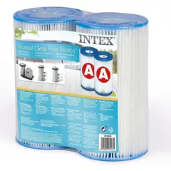 INTEX - Pack 2 Cartuchos Filtro Tipo A