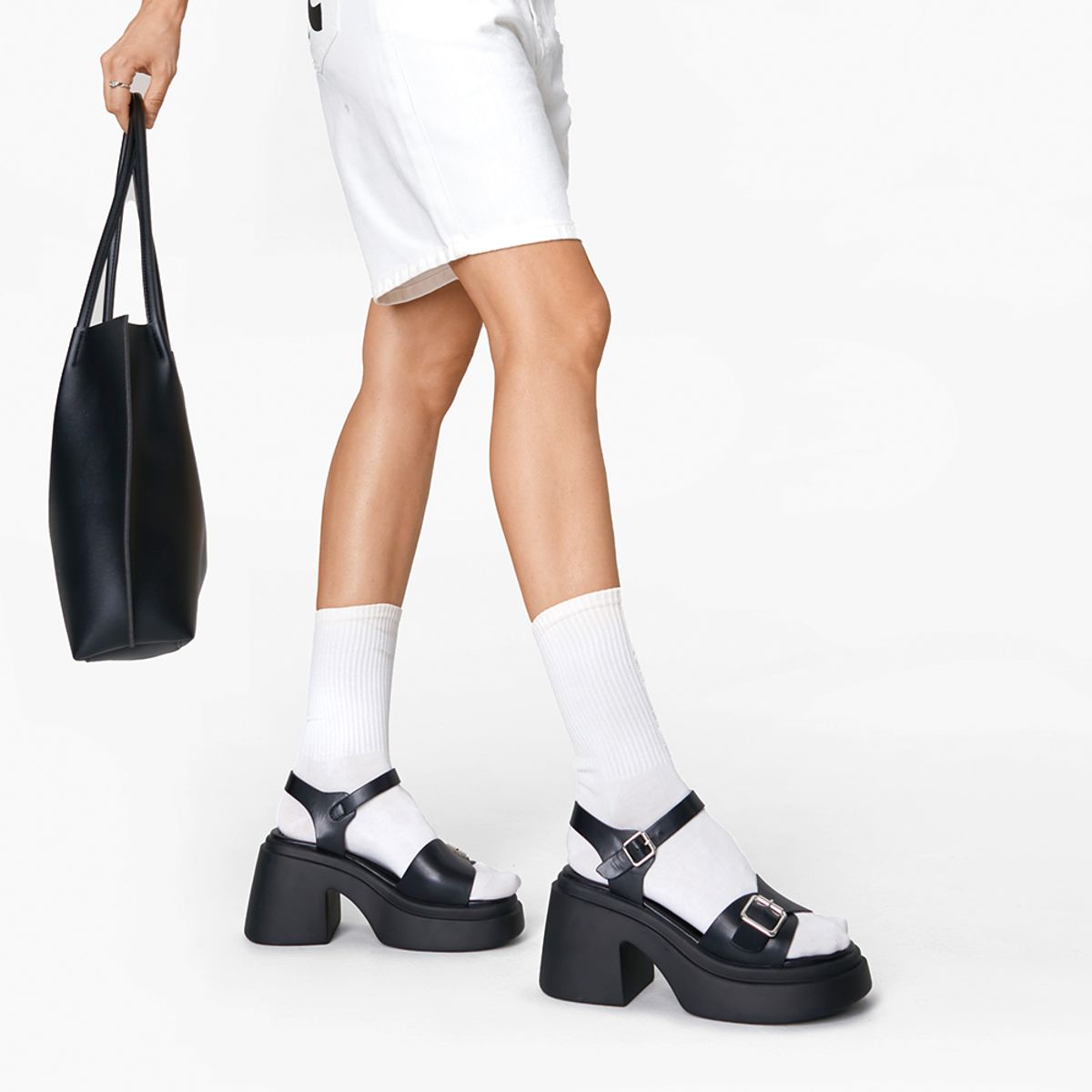 WEIDE - Sandalias Casual Mujer Con Plataforma y Hebilla Weide YL87