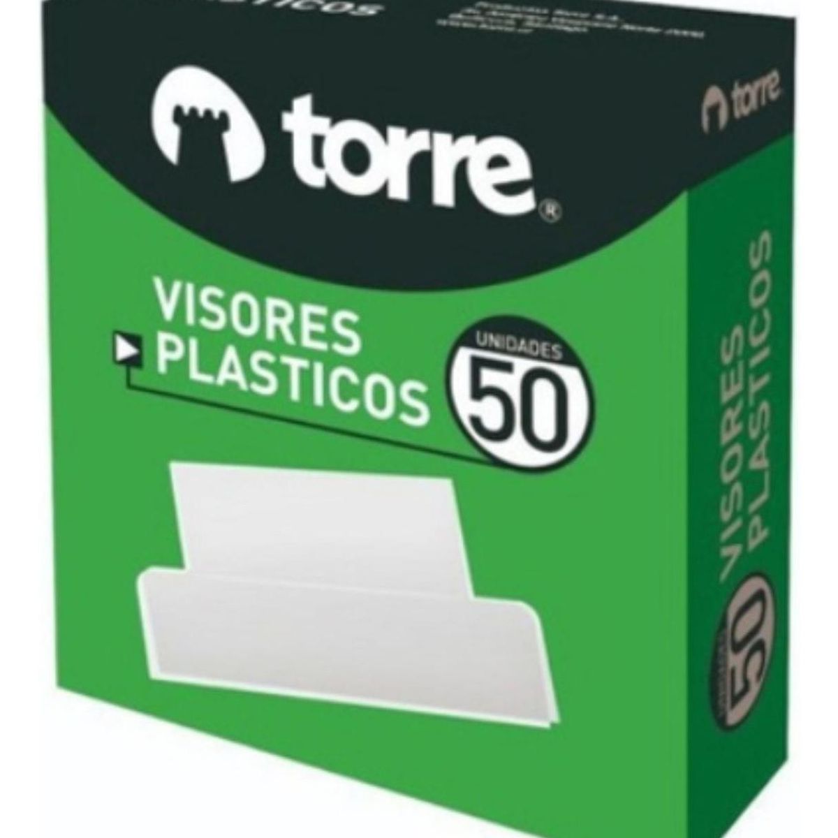 TORRE - Visores Plasticos Para Carpetas Colgantes 50 Unid. Torre