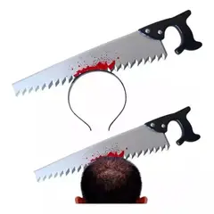 GENERICO - Accesorio Disfraz Halloween Serrucho Sangiento