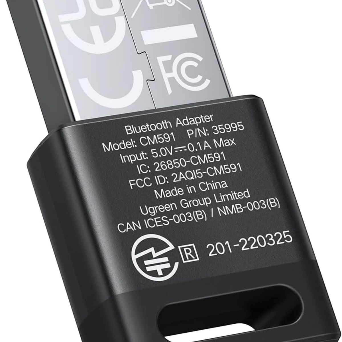 UGREEN - Adaptador Bluetooth Ugreen 5.3 USB Dongle PC Notebook CM591