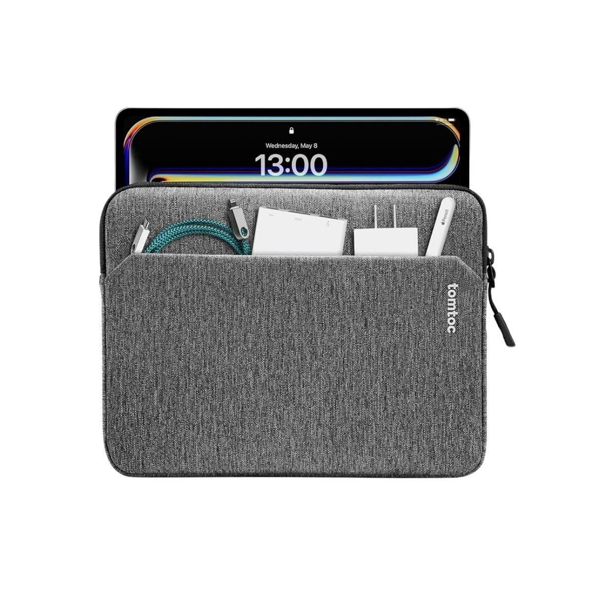 TOMTOC - Tomtoc Funda Light- A18 para iPad Pro M4 de 13 - Gris