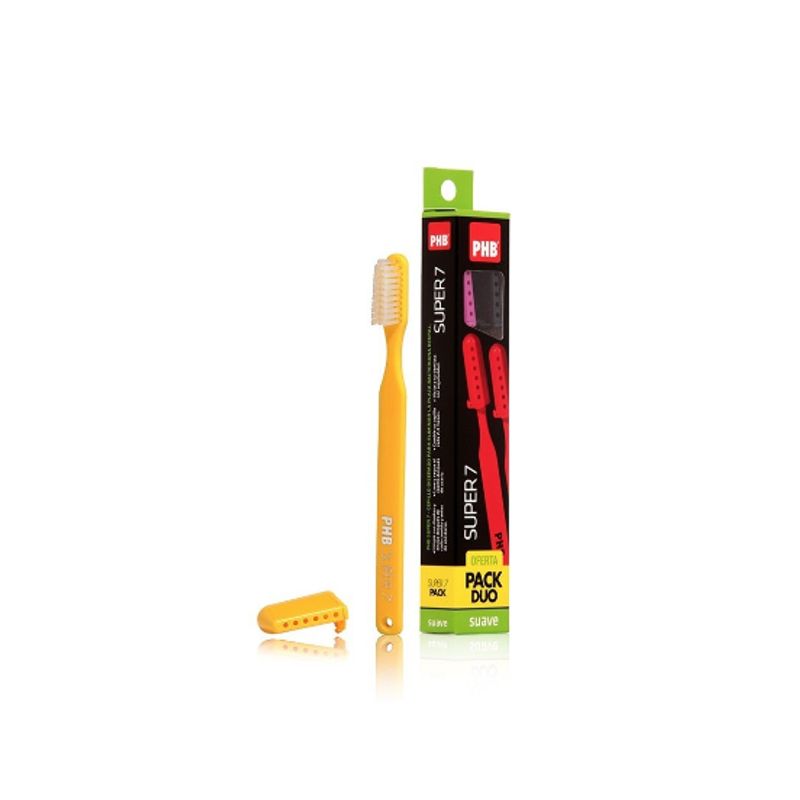 PHB - Cepillo Dental PHB® super 7 suave duo