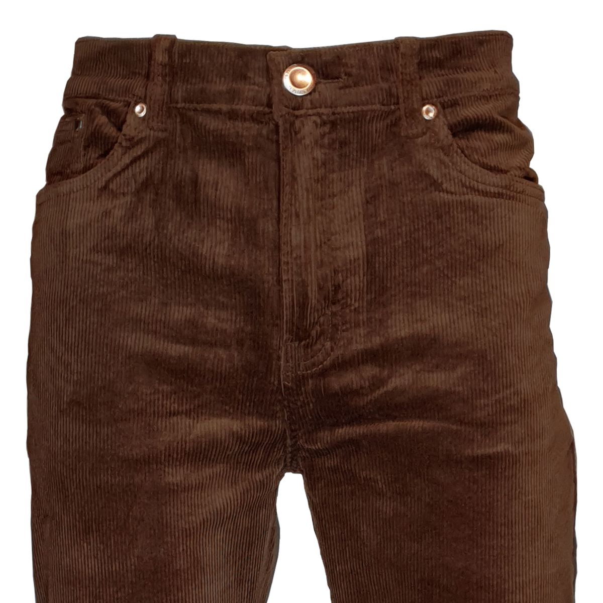 PARADA 111 - Pantalon Cotelé Recto Café