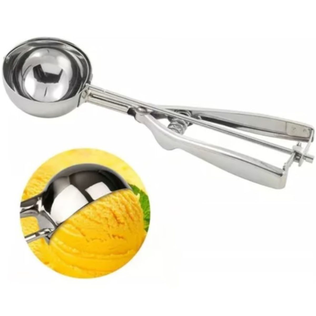 GENERICO - Cuchara Para Helado “P” 21Cm Acero Inoxidable