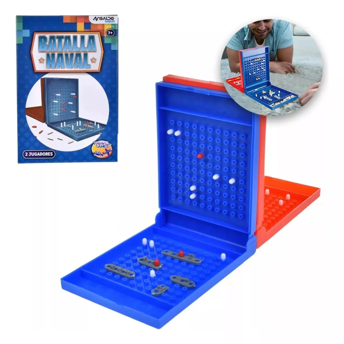 GENERICO - Juego De Mesa Batalla Naval De Viaje Pocket Liviano Regalo