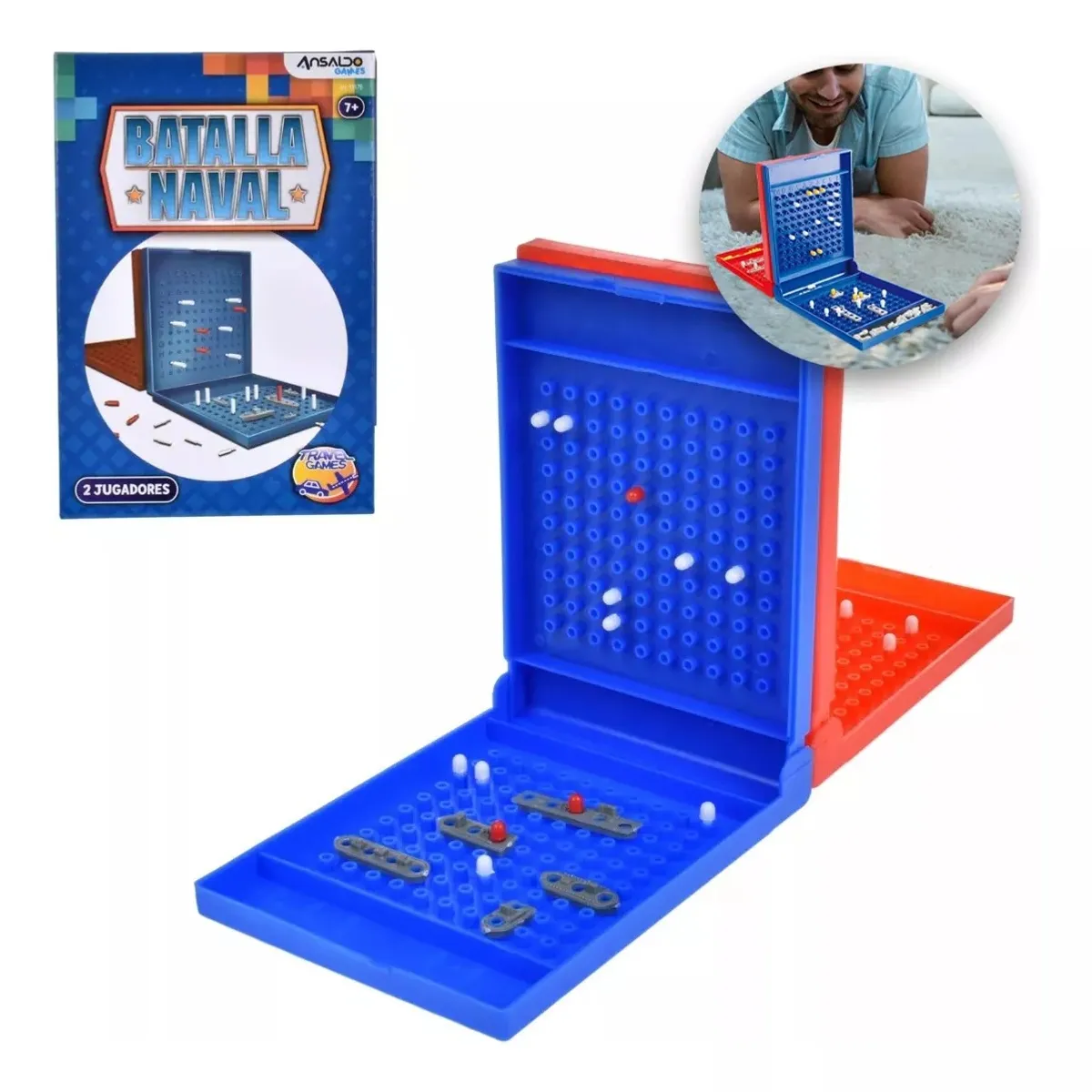 GENERICO - Juego De Mesa Batalla Naval De Viaje Pocket Liviano Regalo