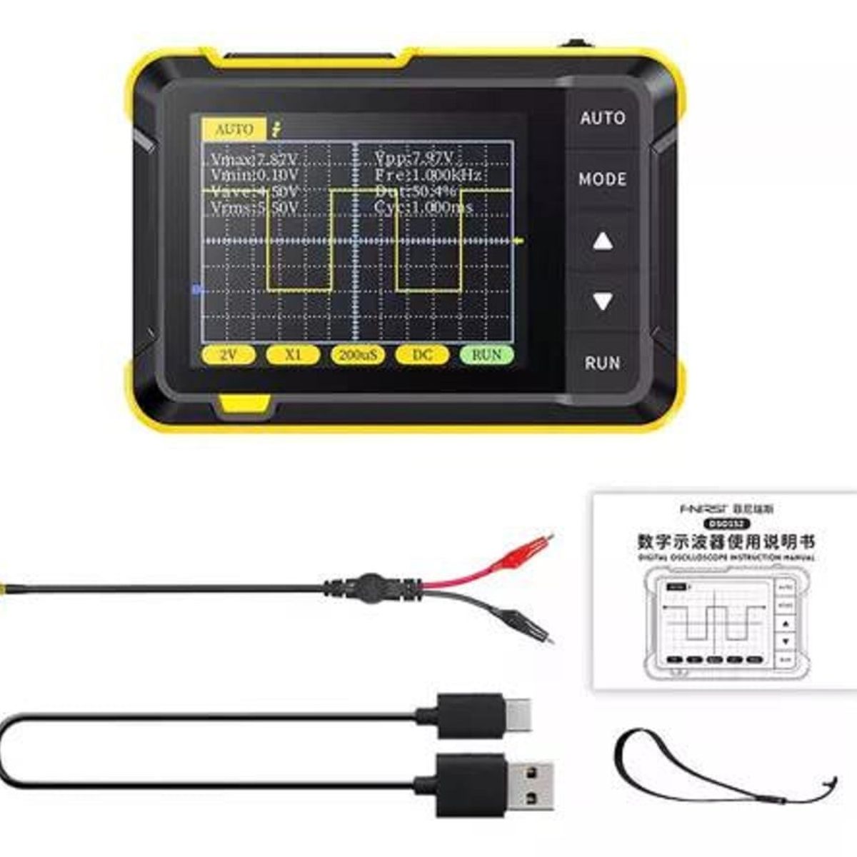 GENERICO - Osciloscopio Digital Portátil Fnirsi Dso152
