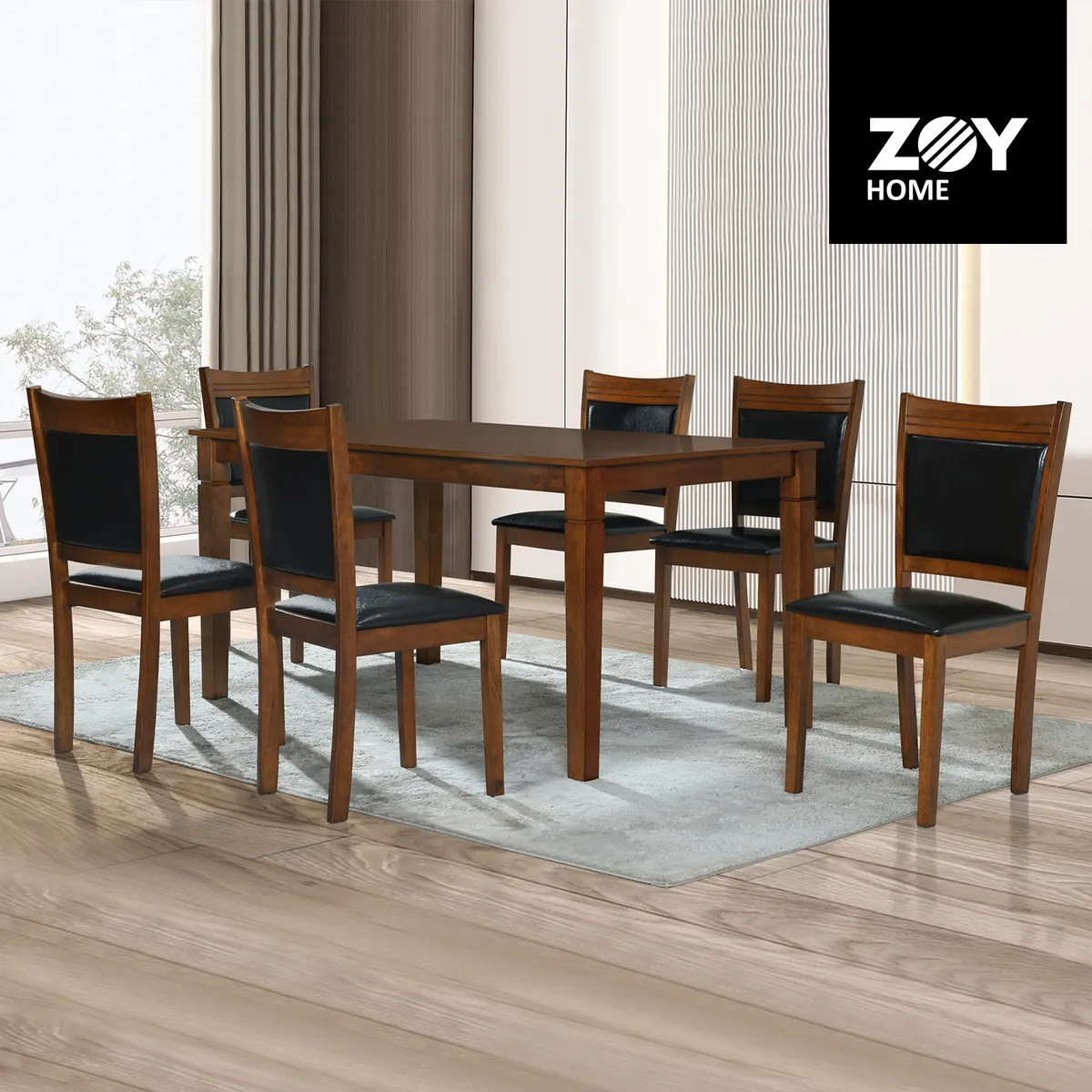 GENERICO - Juego de Comedor Borneo 6 Sillas