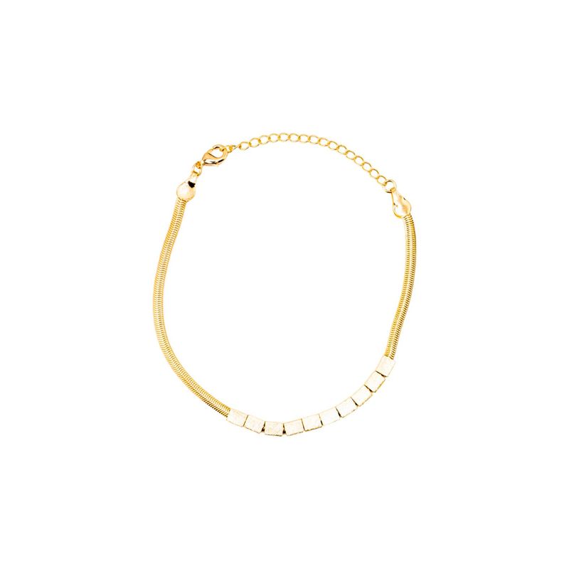 JOYAS MONTERO - Pulsera Maya Gold Con Baño de Oro 24k