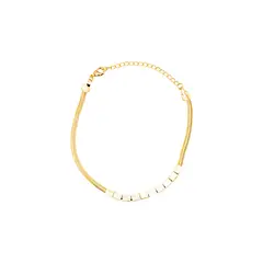 JOYAS MONTERO - Pulsera Maya Gold Con Baño de Oro 24k
