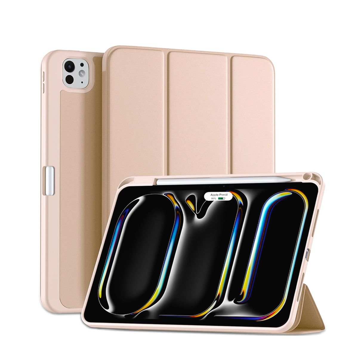 JOIGO - Funda Smart Cover Para iPad Pro 13 M4 2024 Rosada