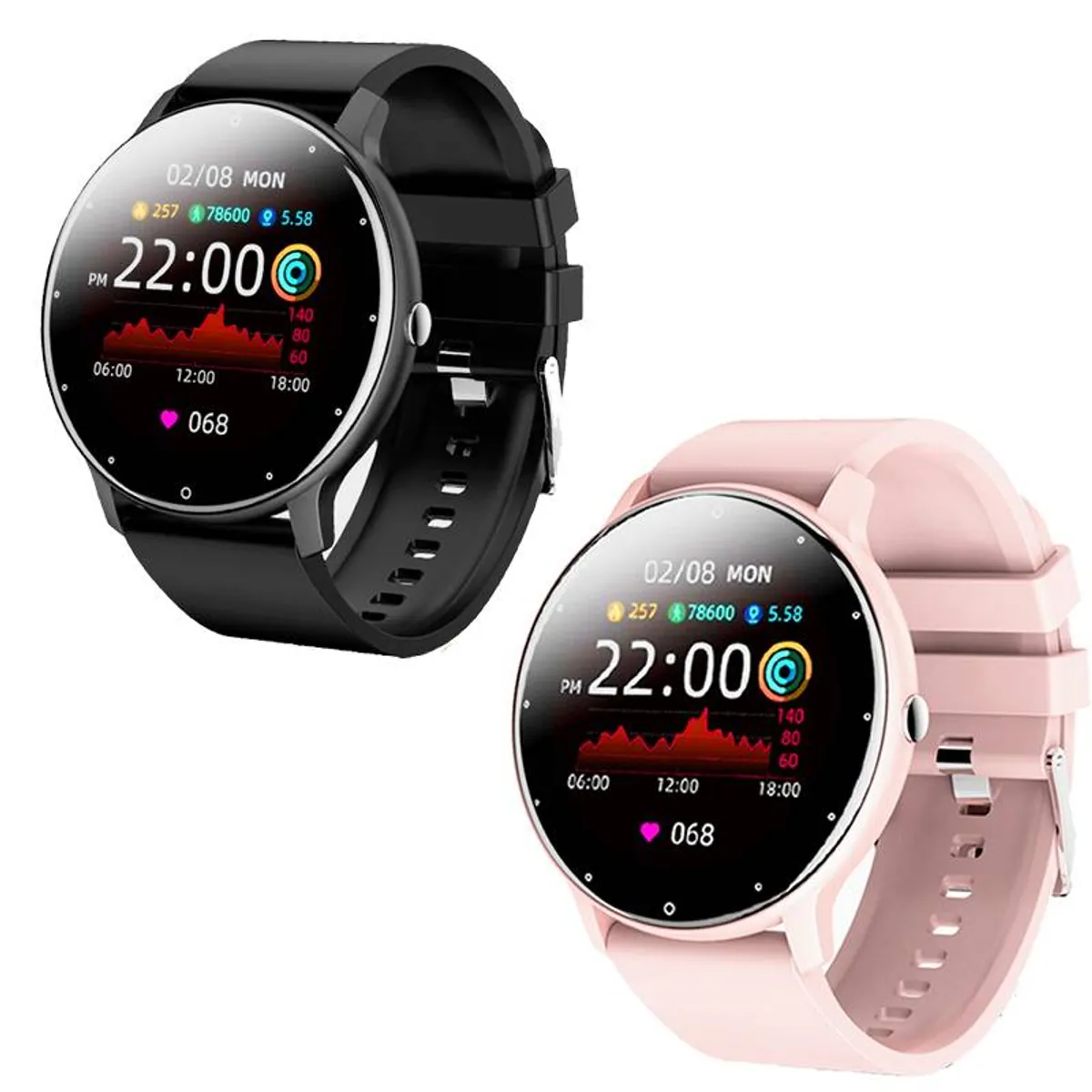 DANWEILE - Set 2 De Toumi Watch Fit 2 Reloj inteligente Bluetooth SmartWatch