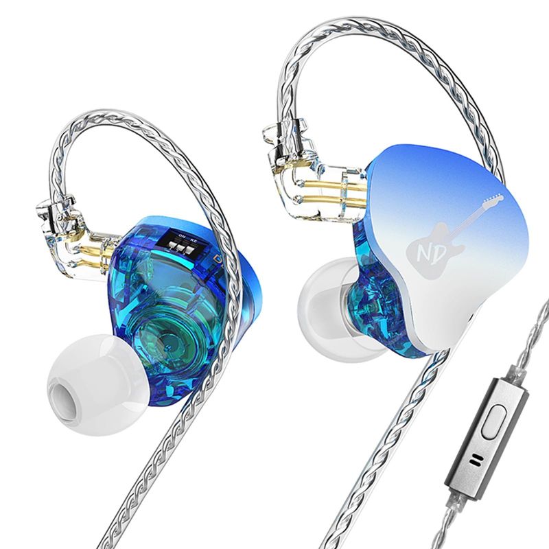 KZ - Audífonos In-Ear KZ ND DD3 con graves dinámicos-Con MIC Auriculares