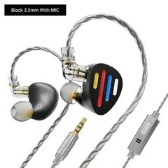 KZ - Audífonos In-Ear ND X12 con graves dinámicos-Con MIC Auriculares
