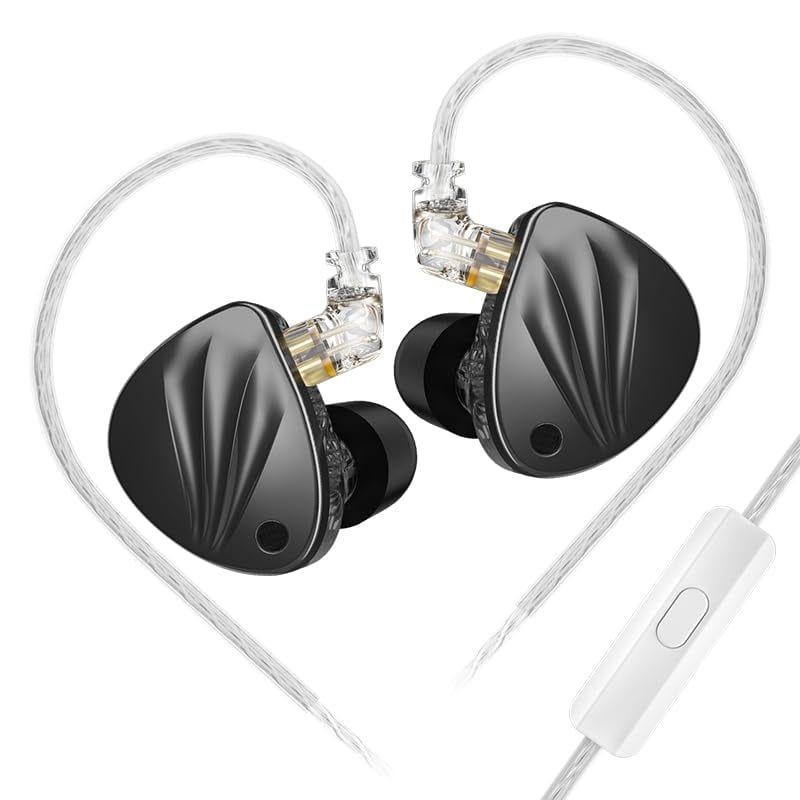 KZ - Audífonos In-Ear KZ Krila con graves dinámicos-Con MIC Auriculares