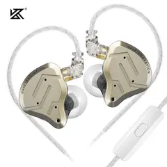KZ - Audífonos In-Ear ZSN PRO 2 con graves dinámicos-Con MIC Auriculares