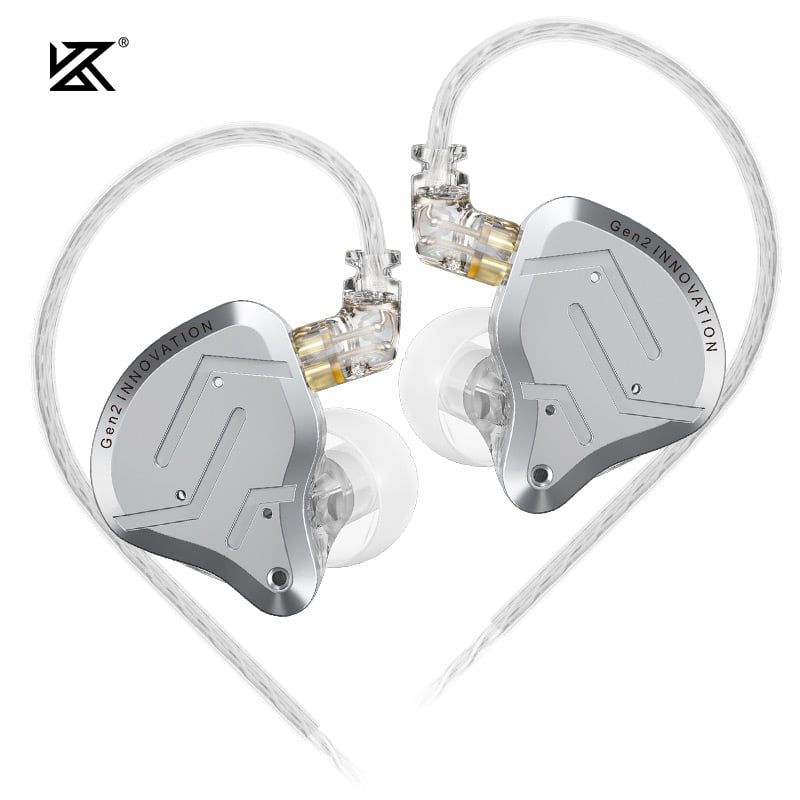 KZ - Audífonos In-Ear KZ ZSN PRO 2 con graves dinámicos-Sin MIC Auriculares