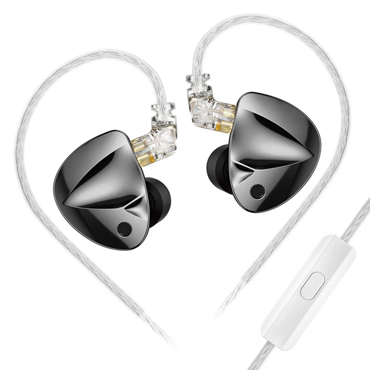 KZ - Audífonos In-Ear KZ D-Fi graves dinámicos-con micrófono Auriculares_