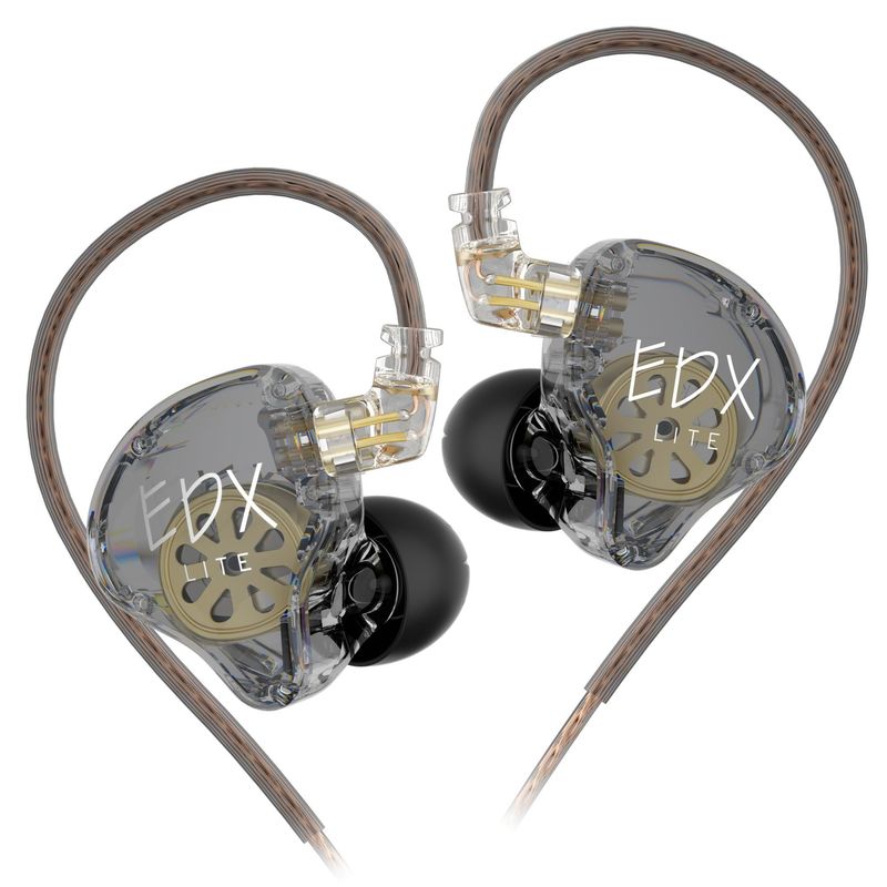 KZ - Audífonos In-Ear KZ EDX lite con graves dinámicos-Sin MIC Auriculares