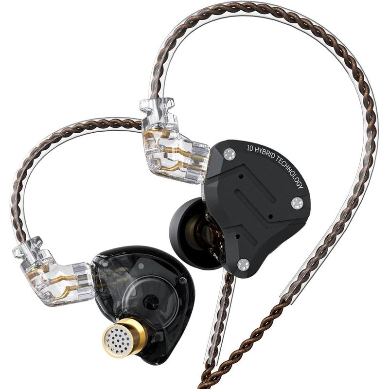 KZ - Audífonos In-Ear KZ ZS10 PROX con graves dinámicos-Sin MIC Auriculares