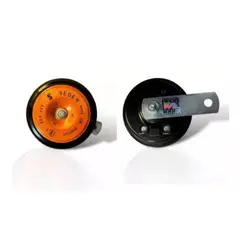 GENERICO - Bocina Plato Eléctrica 12v Auto Moto Scooter Universal