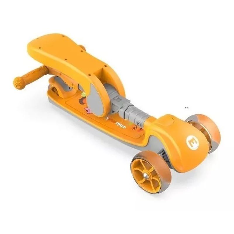GENERICO - Scooter Plegable Regulable Niños Chipmunk 2 En 1 Luces 50kg
