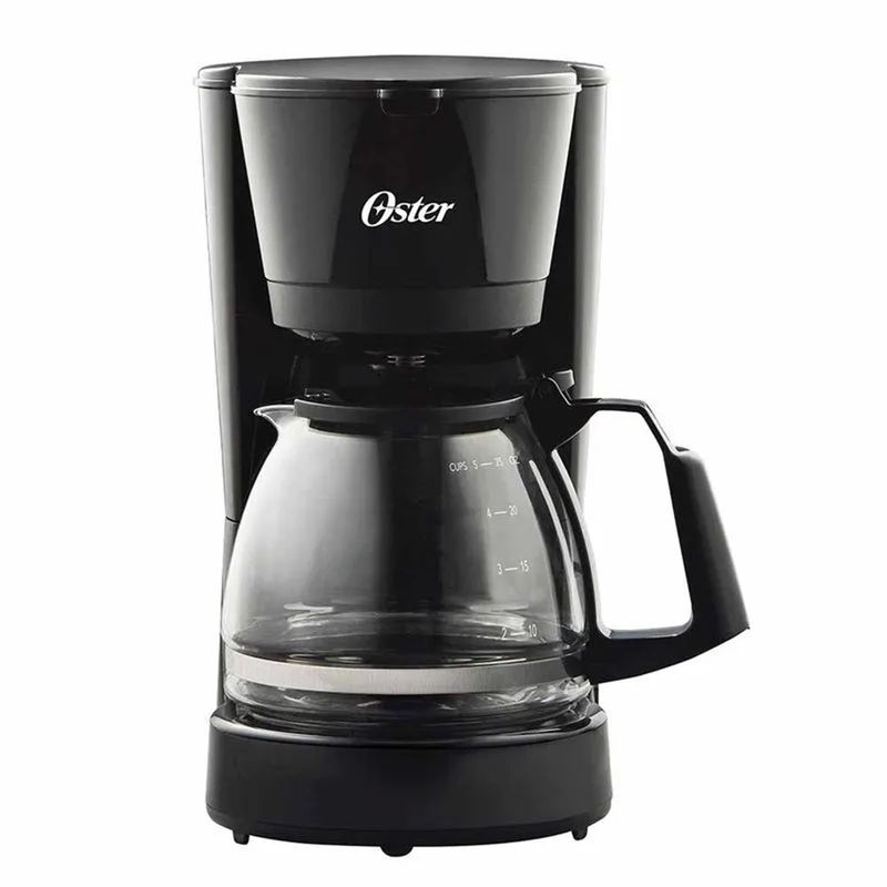 OSTER - Cafetera Oster® De 5 Tazas Con Filtro Permanente Bvstdc05 Color Negro