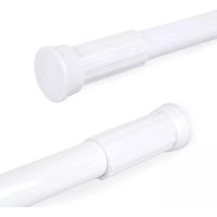 Barra Extensible 110-200cms Cortina De Ducha Acero Cromada