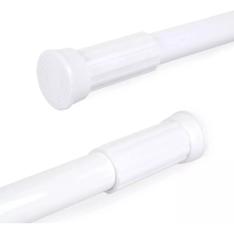 GENERICO - Barra Extensible 110-200cms Cortina De Ducha Acero Cromada