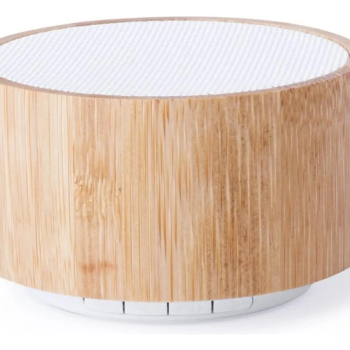 IMPORTCLICK - Parlante Altavoz Bluetooth Recargable USB Bambú - Café