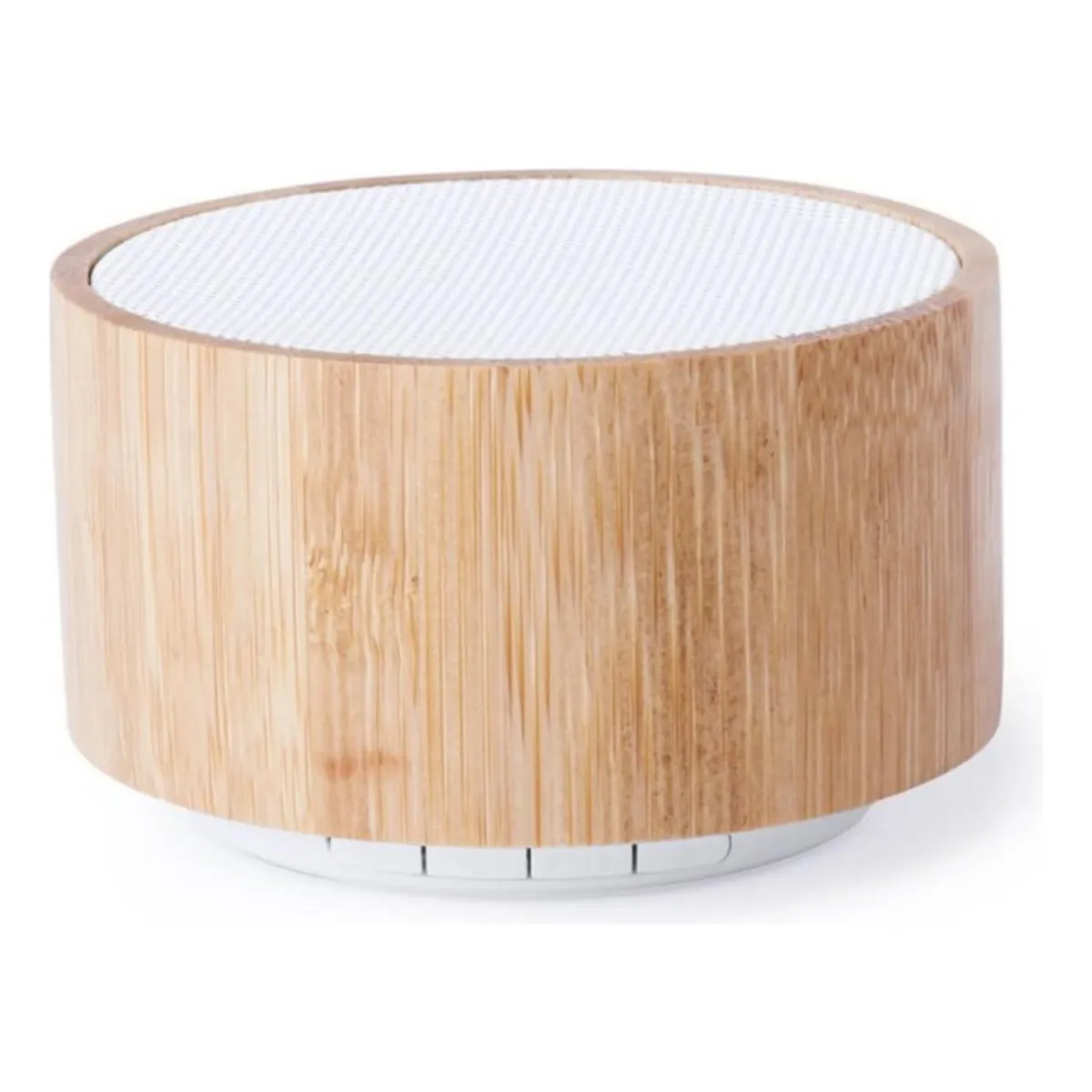 IMPORTCLICK - Parlante Altavoz Bluetooth Recargable USB Bambú - Café