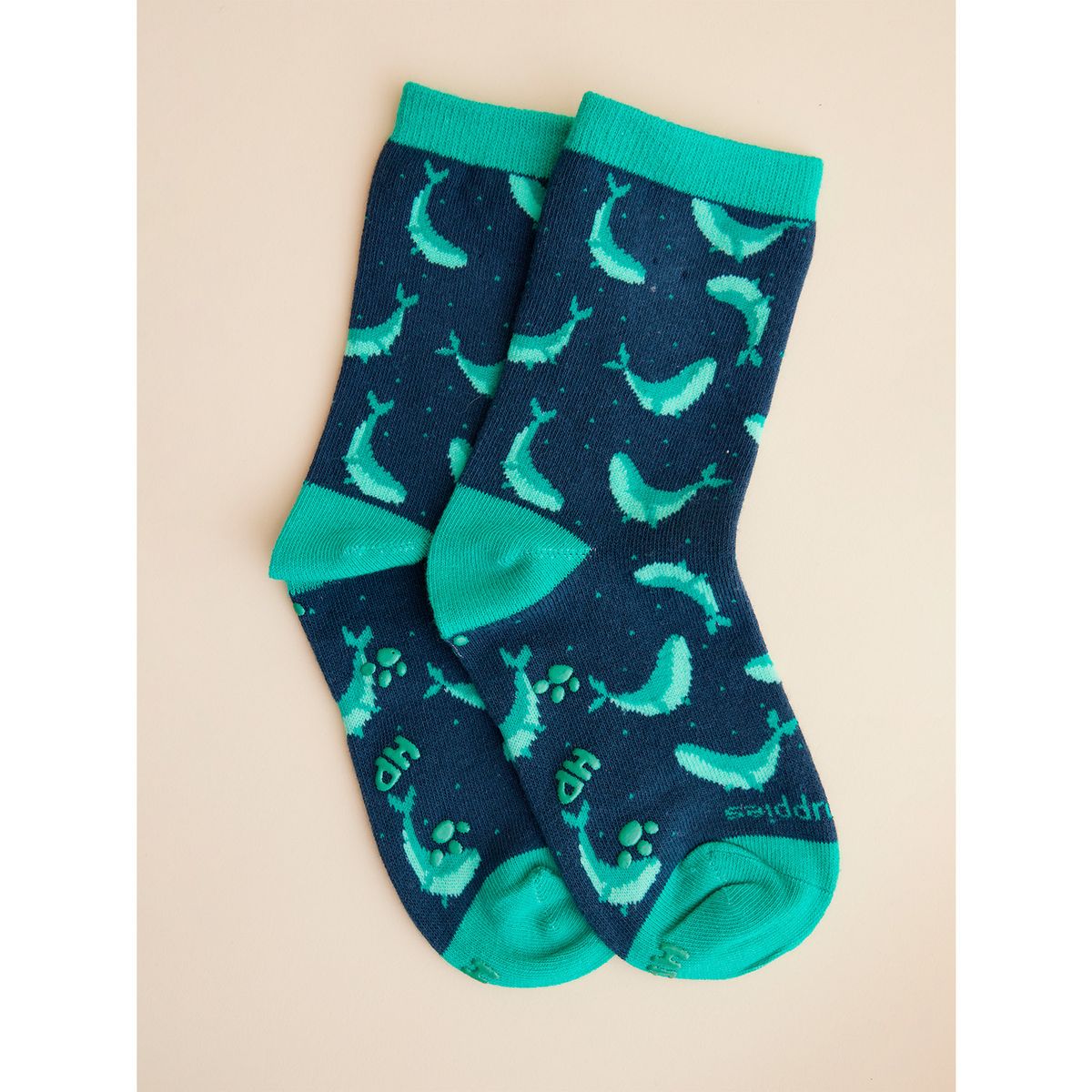 HUSH PUPPIES - Calcetin Azul Oscuro Whale Niño HUSH PUPPIES