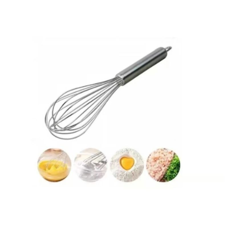 GENERICO - Batidor Mezclador Manual Acero Cocina Repostería