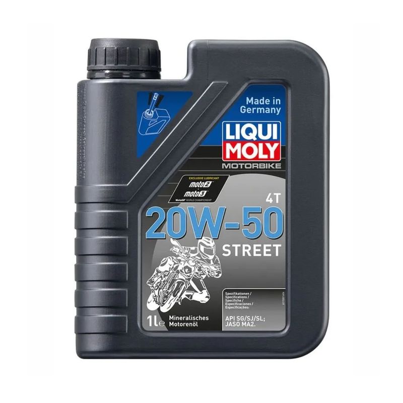 GENERICO - Aceite para moto Liqui Moly 20w50 street