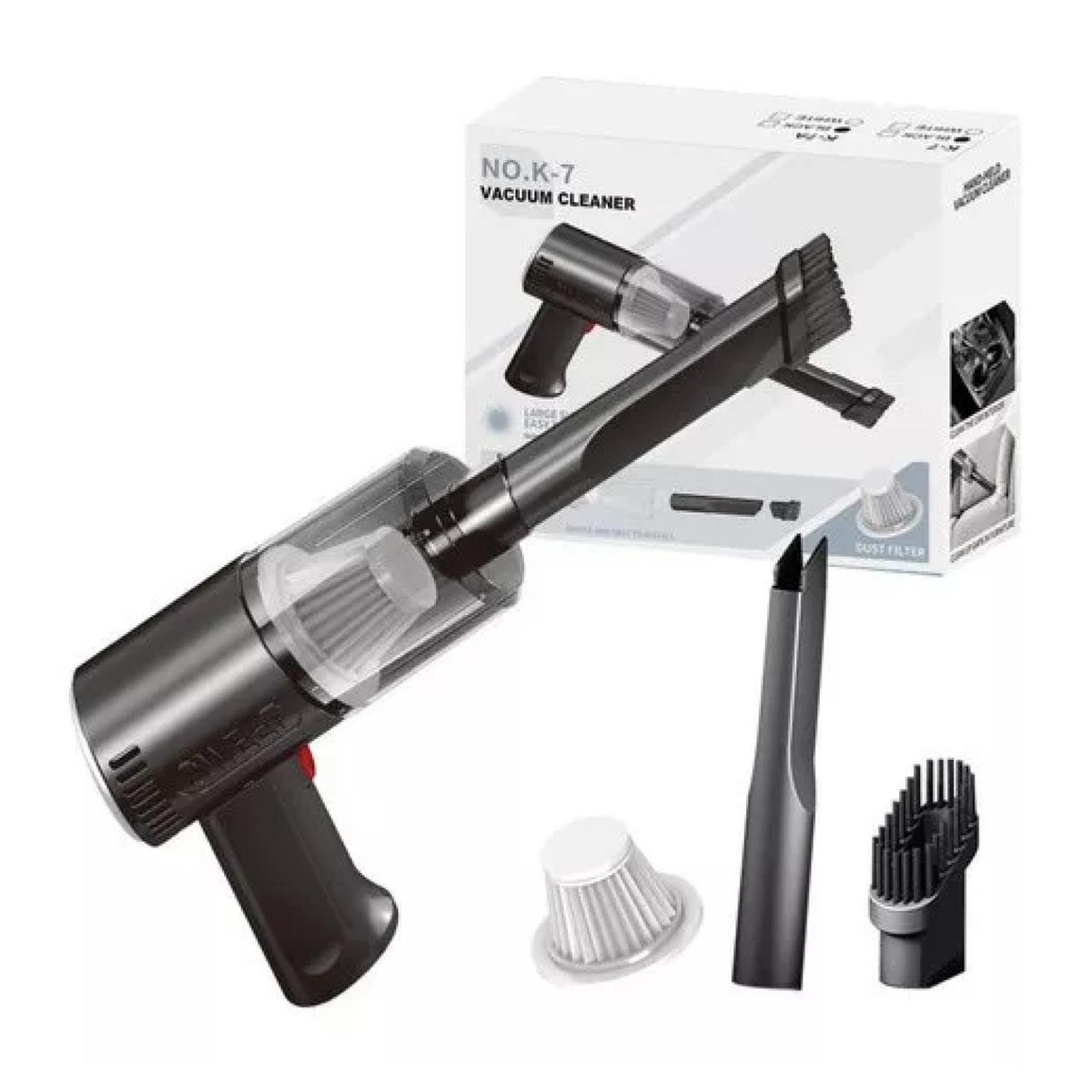 GENERICO - Aspiradora Portatil De Mano Para Hogar Automovil 120W