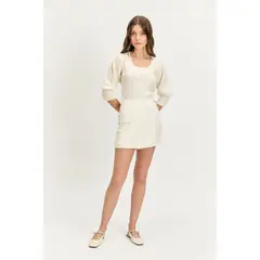 IO - Short Liso Blanco