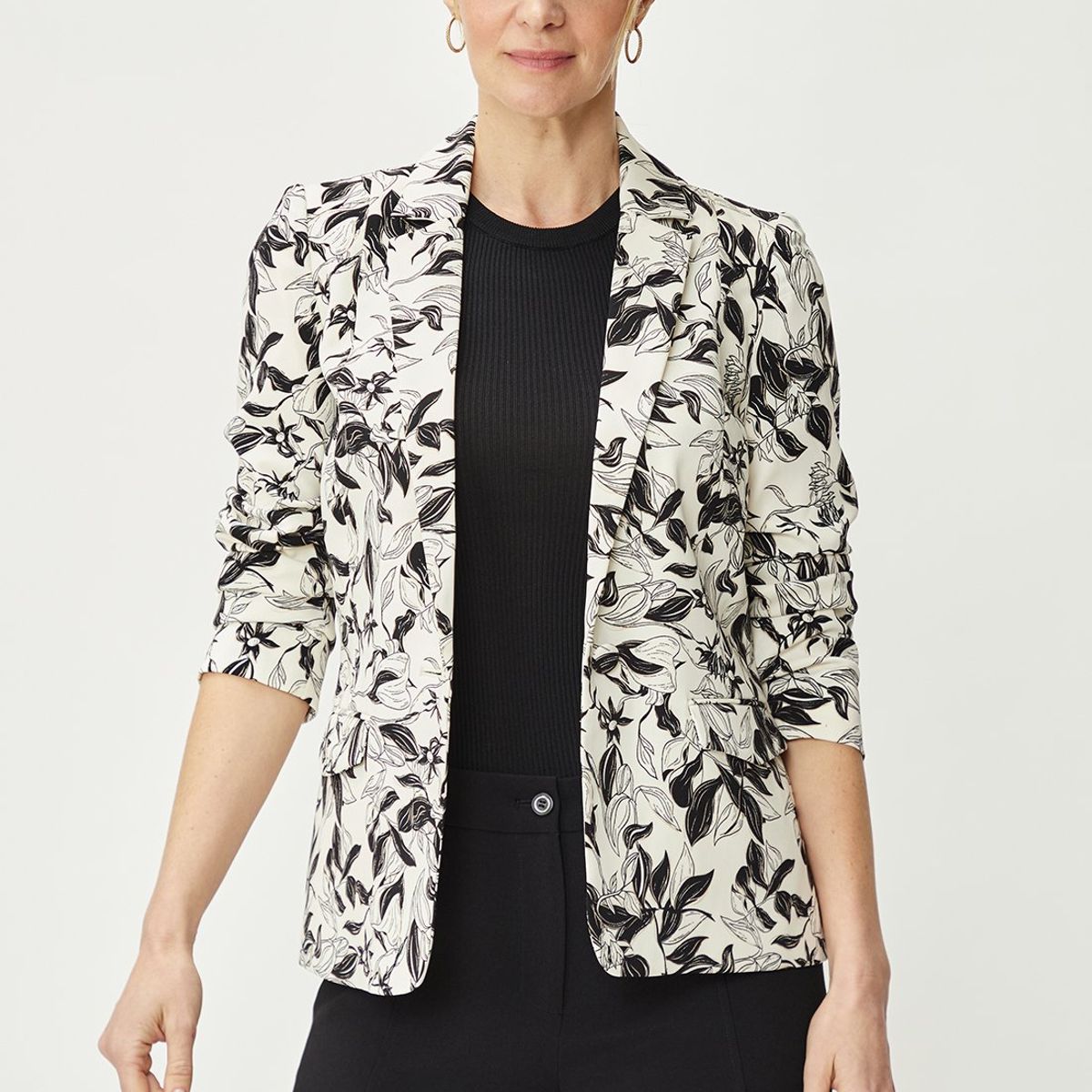 MA GRIFFE - Blazer Negro Mujer Magriffe