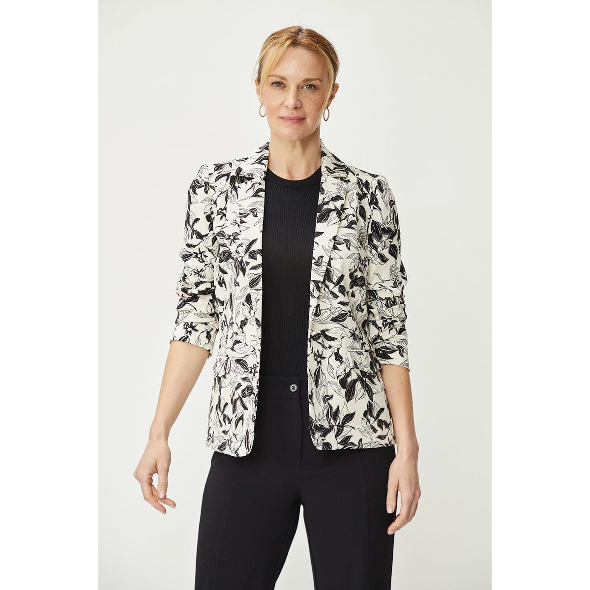MA GRIFFE - Blazer Negro Mujer Magriffe