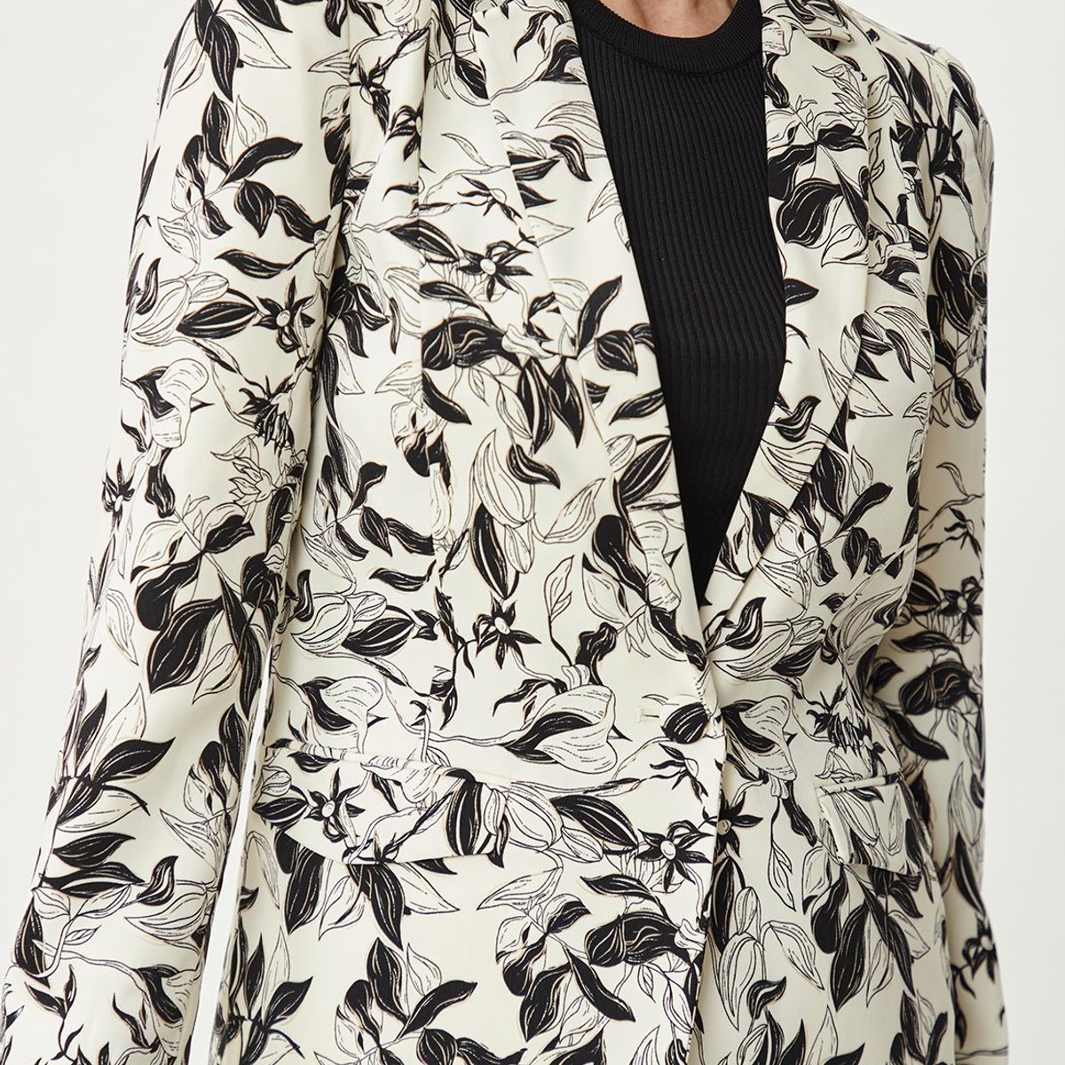 MA GRIFFE - Blazer Negro Mujer Magriffe