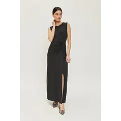 ASH - Vestido Liso Negro