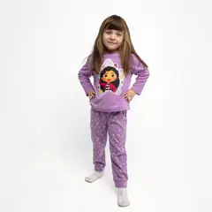 LA CASA DE GABBY - Pijama Largo Niña Personaje II Gabby Doll House Morado