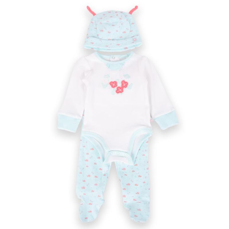 PILLIN - Set 3 Pzas Bebé Niña Multicolor Pillin - Multicolor