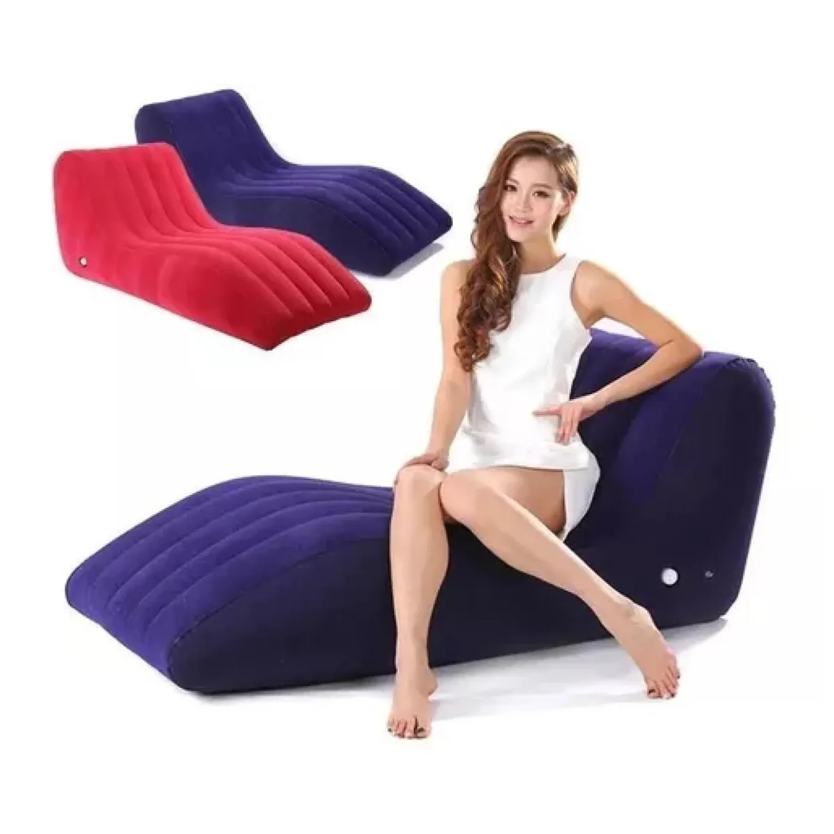 GENERICO - Silla Sillon Inflable Interior Exterior Camping