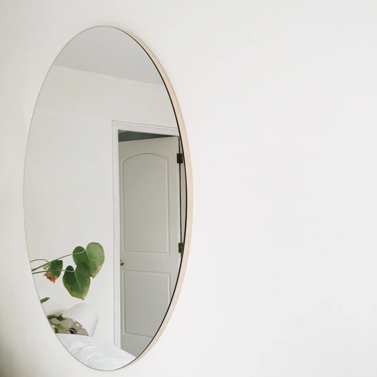 GENERICO - Espejo Circular 70CM Sin Bordes Taller Sin Fronteras