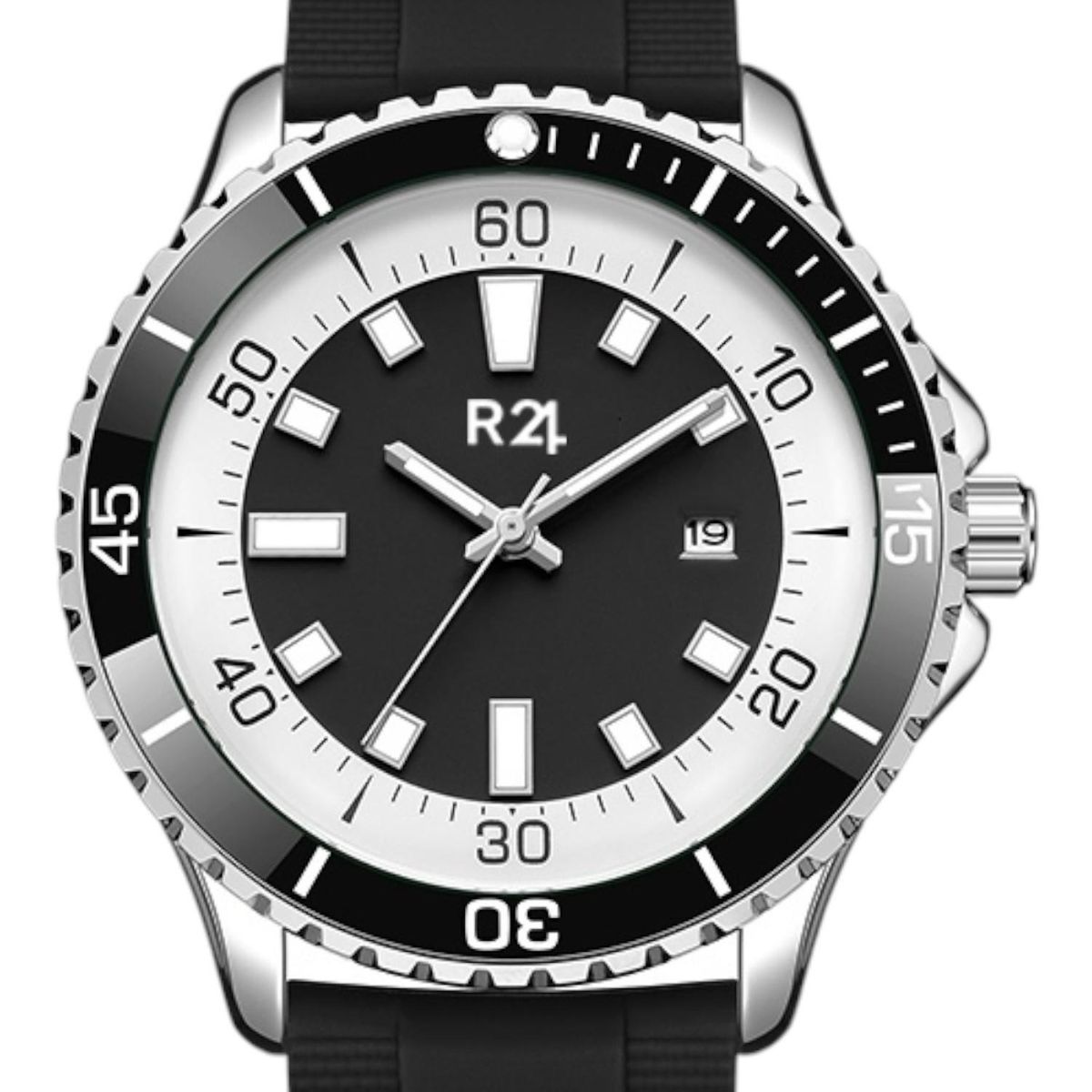 R24 - Reloj R24 Cuarzo BR-15 Silicona